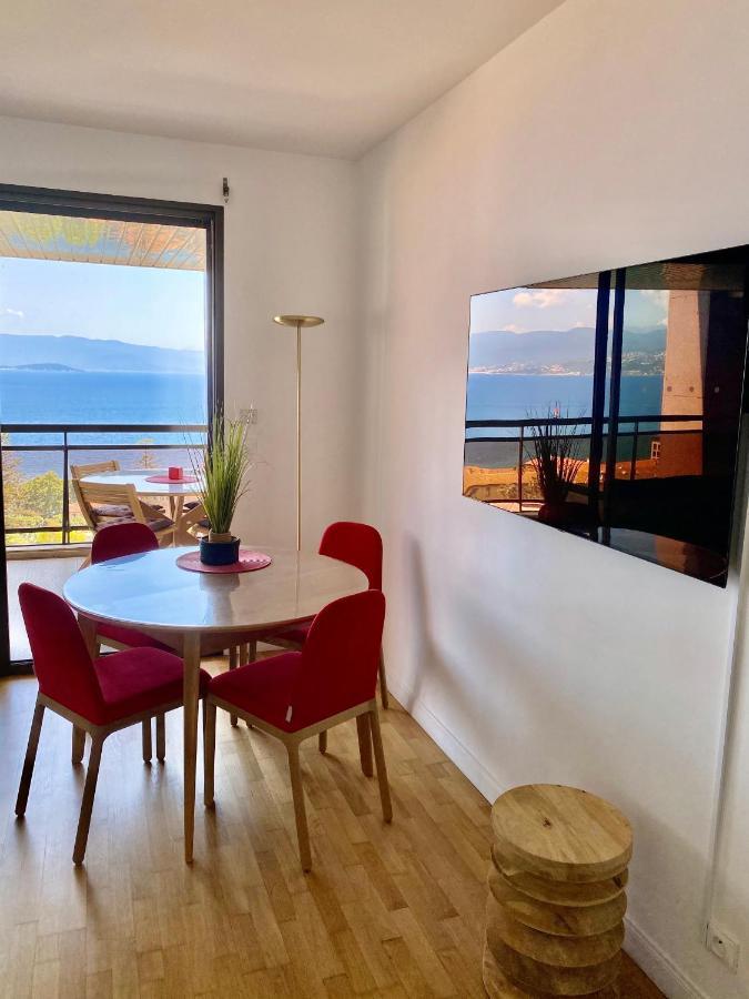 Grand T2 Standing Ajaccio Proche Centre Et Plages Vue Panoramique Parking Prive Exterior photo