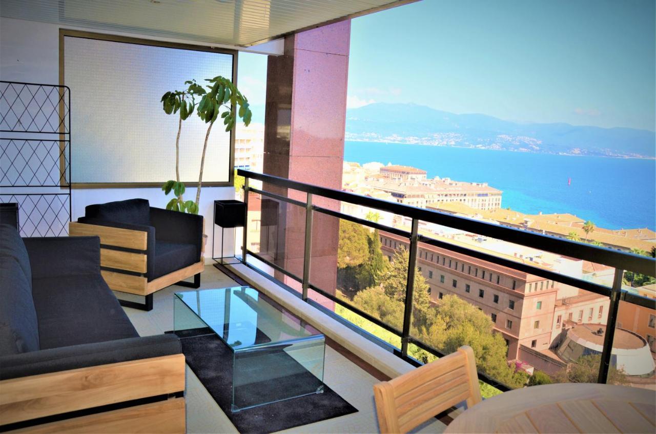 Grand T2 Standing Ajaccio Proche Centre Et Plages Vue Panoramique Parking Prive Exterior photo